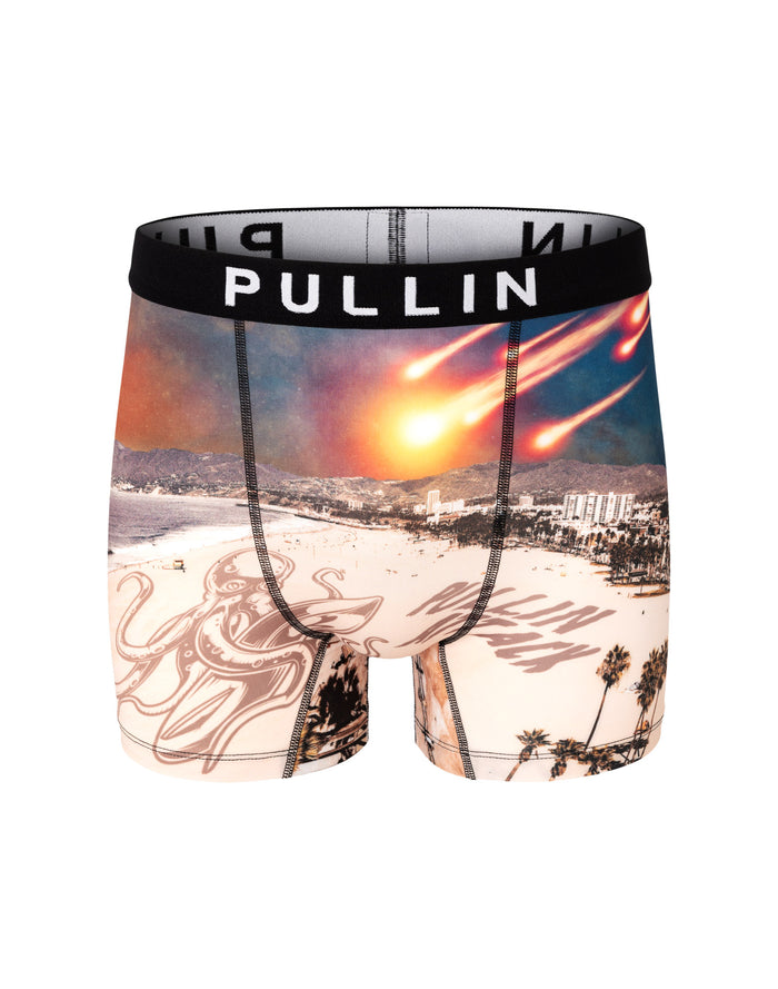 boxer homme imprimé boxer long PULLINattack PULLIN en lycra
