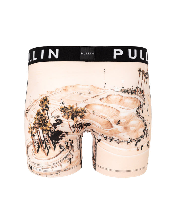 boxer homme imprimé boxer long PULLINattack PULLIN en lycra