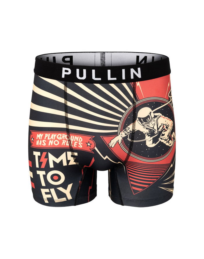 boxer homme imprimé boxer long timetofly PULLIN en lycra