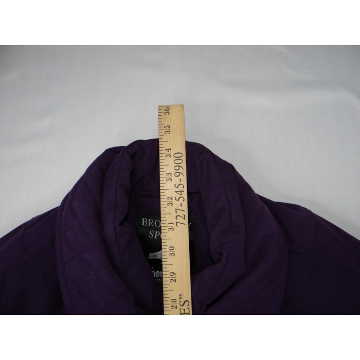Bromley Sport Womens Purple Quilted Lined Jacket Size L Thermoloft Winter Coat5