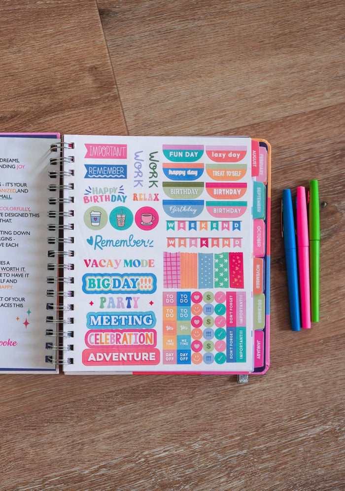Busy Babe Agenda Book - Aug 2026/Dec 2027