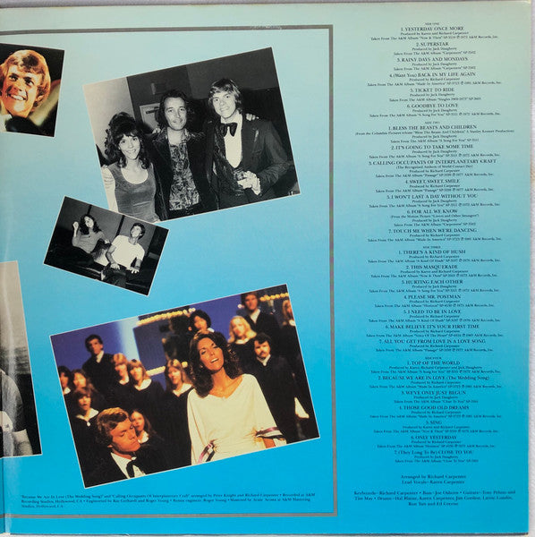 Carpenters - Yesterday Once More (LP) [US] 1st (Near Mint (NM or M-))