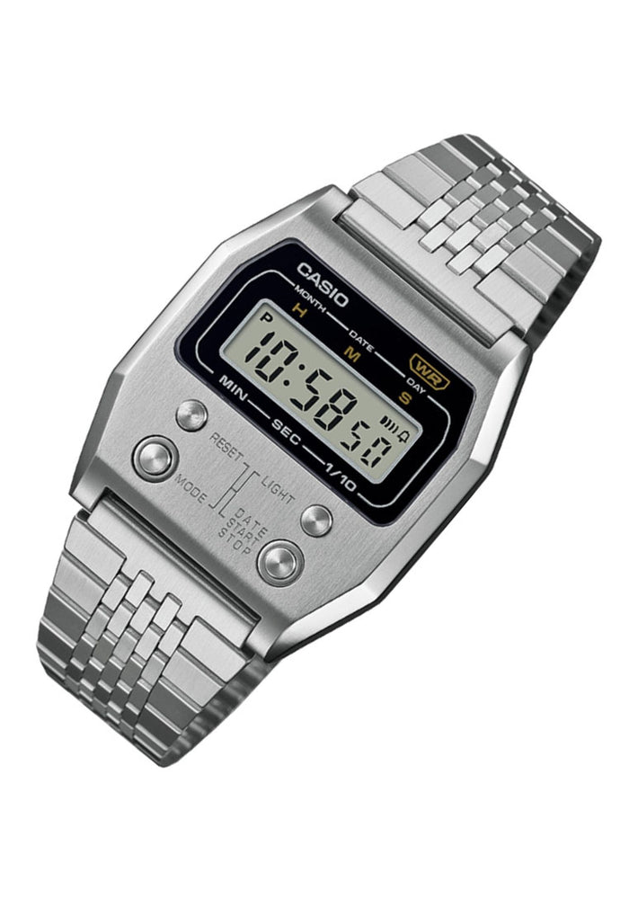 Casio A1100D-1DF Digital Silver Strap Watch For Men-Watch Portal Philippines