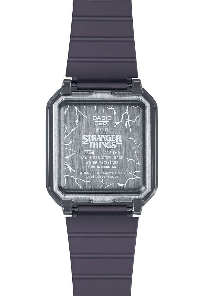 Casio A120WEST-1A Digital Stranger Things Collaboration Rubber Strap Watch For Men-Watch Portal Philippines