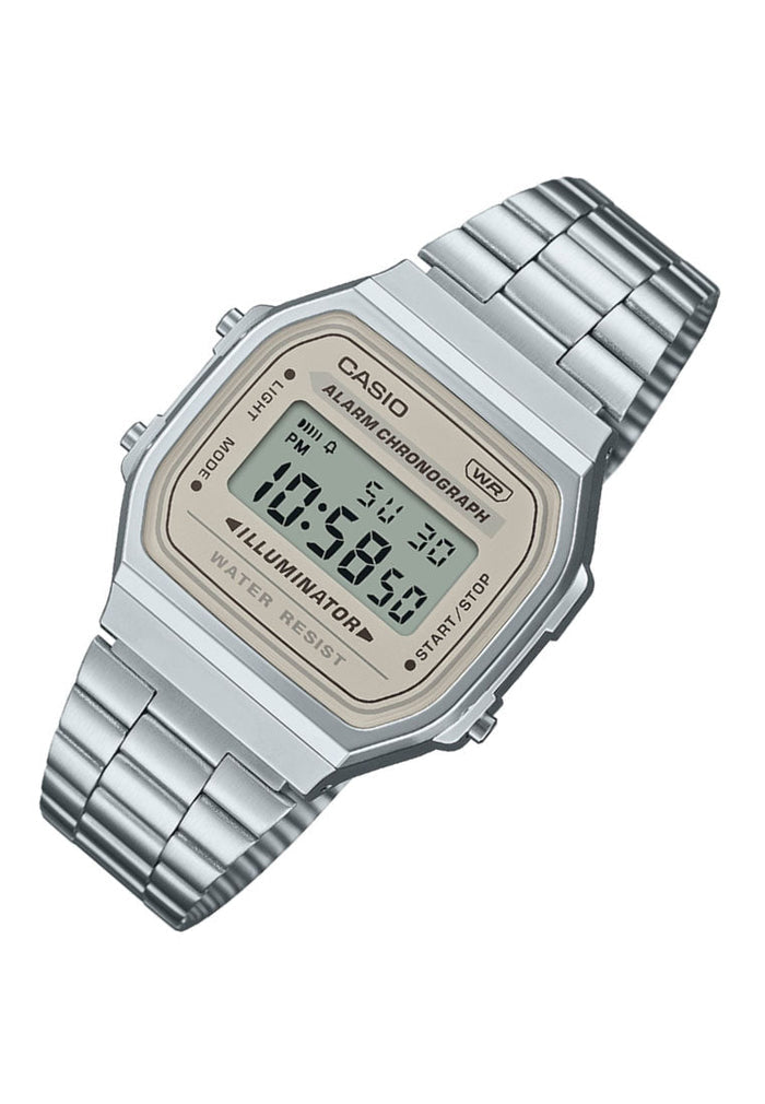 Casio A168WA-8A Digital Stainless Steel Strap Watch-Watch Portal Philippines