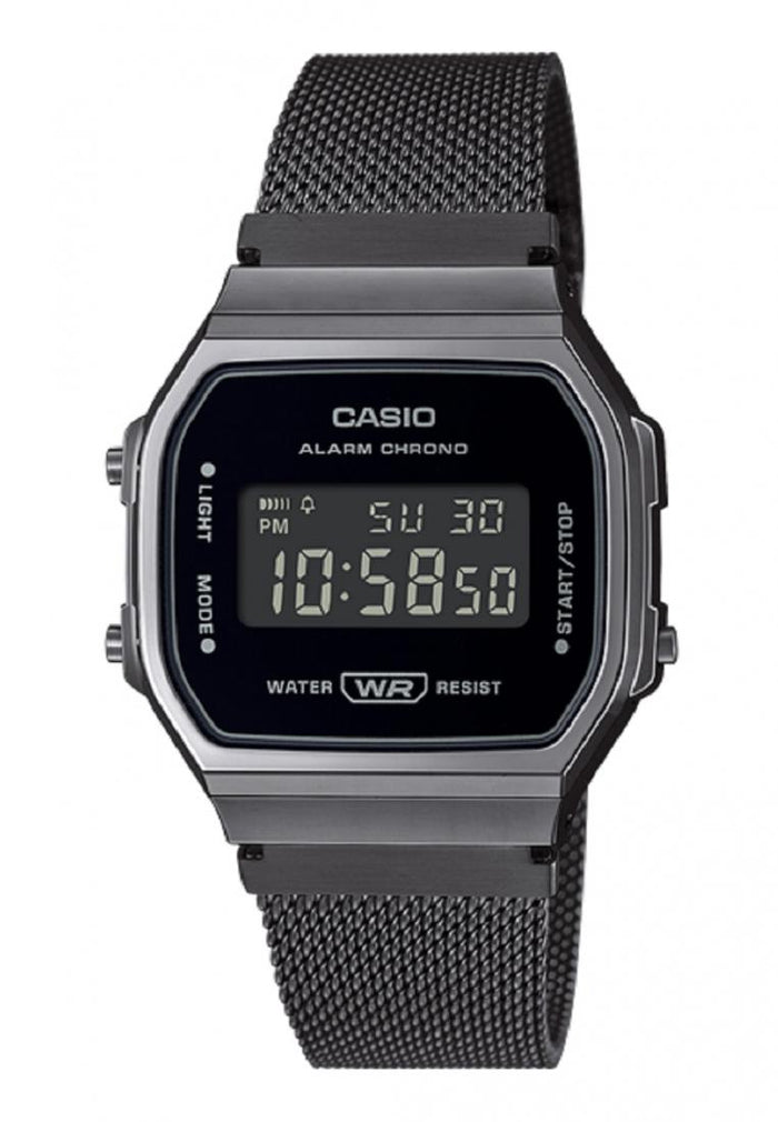 Casio A168WEMB-1B Digital Stainless Steel Strap Watch For Men-Watch Portal Philippines