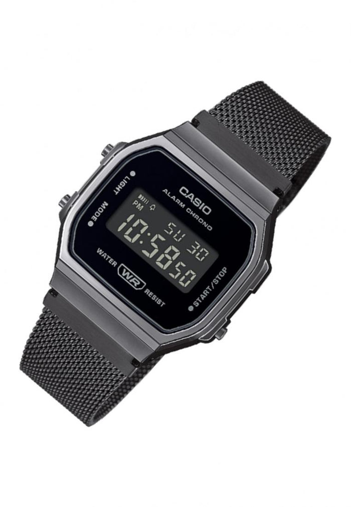 Casio A168WEMB-1B Digital Stainless Steel Strap Watch For Men-Watch Portal Philippines
