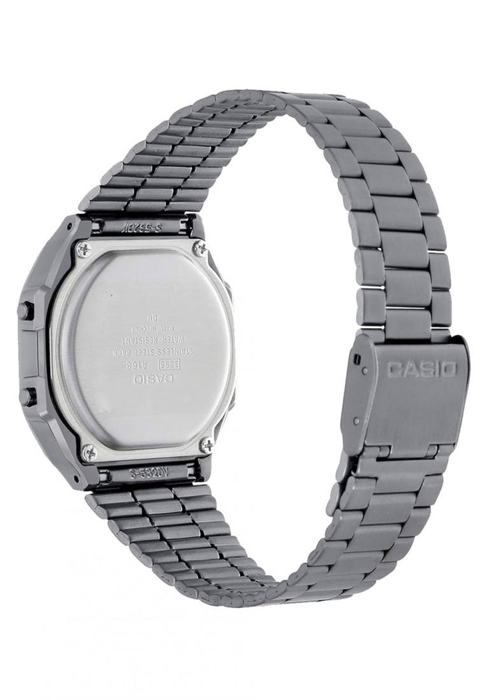 Casio A168WGG-1ADF Digital Stainless Steel Strap Watch-Watch Portal Philippines
