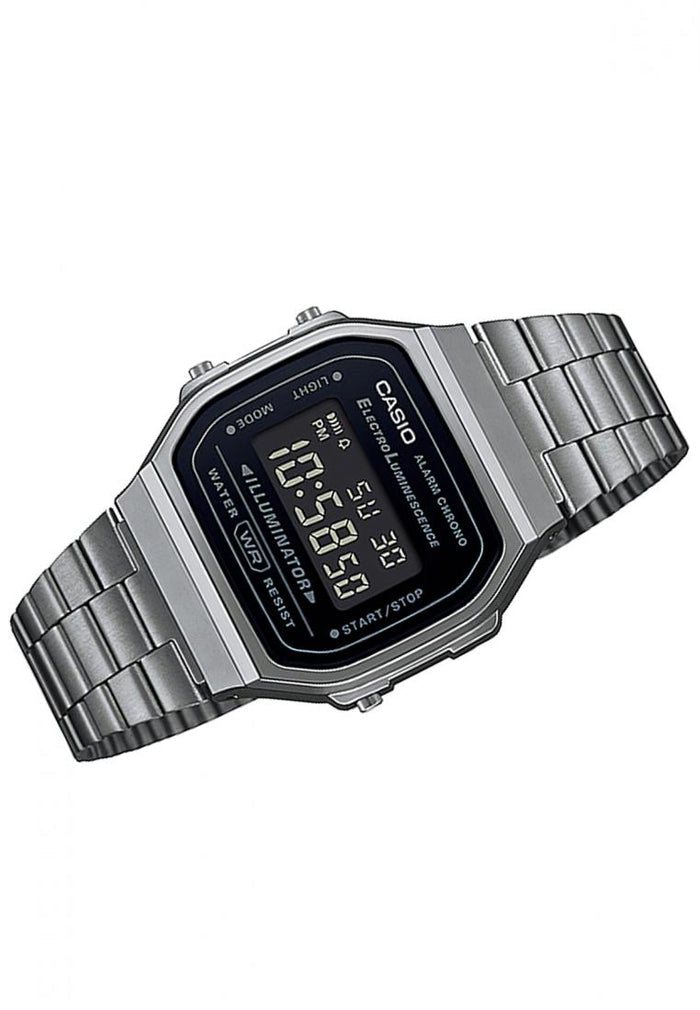 Casio A168WGG-1B Digital Stainless Steel Strap Watch-Watch Portal Philippines