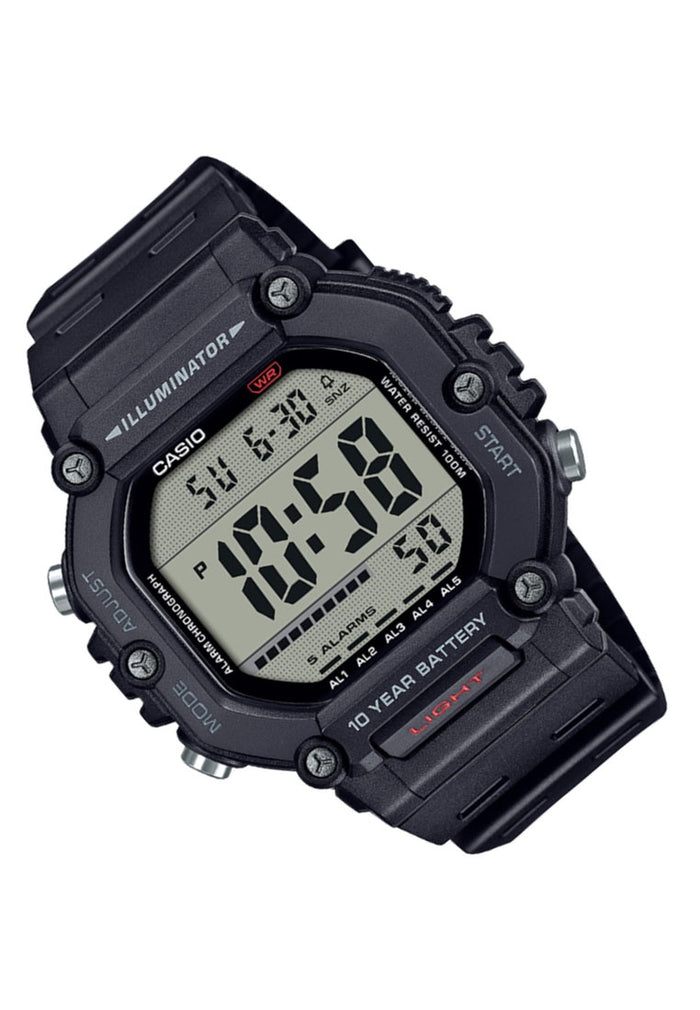 Casio AE-1600H-1A Digital Rubber Band Watch For Men-Watch Portal Philippines