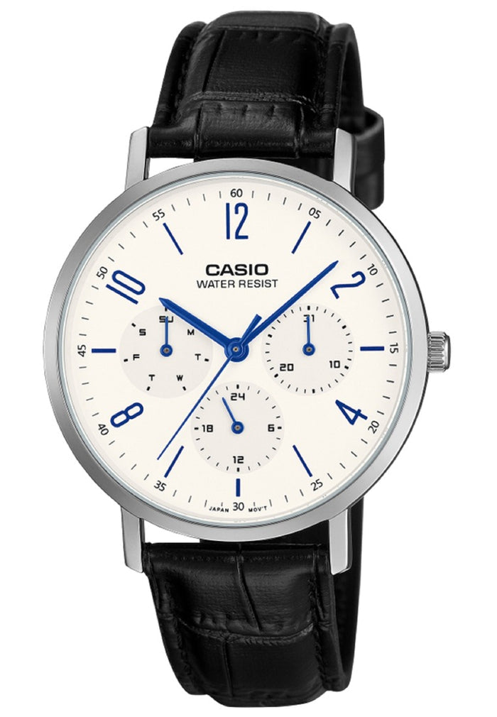 Casio Analog Leather Strap Watch for Men MTP-VT06L-7BDF-Watch Portal Philippines