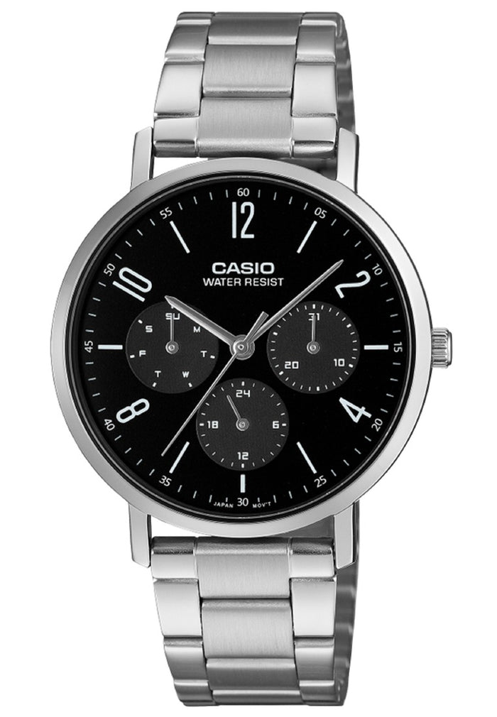 Casio Analog Stainless Steel Strap Watch for Men MTP-VT06D-1BDF-Watch Portal Philippines