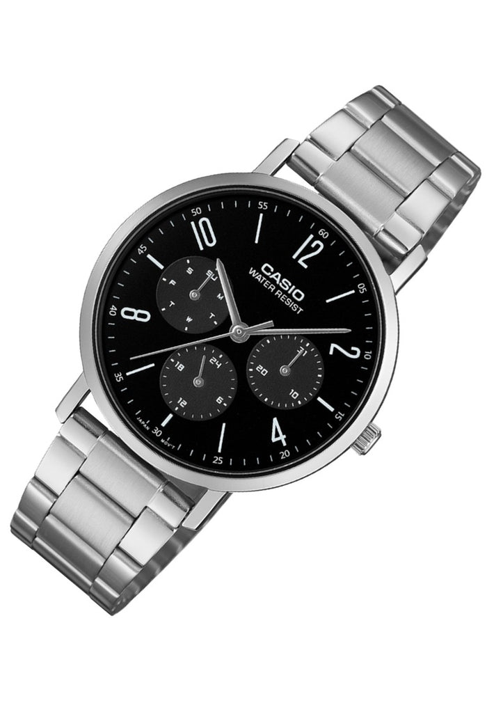 Casio Analog Stainless Steel Strap Watch for Men MTP-VT06D-1BDF-Watch Portal Philippines