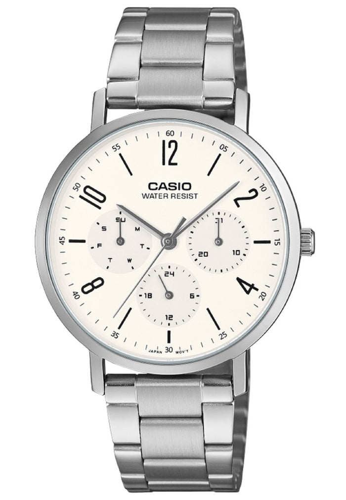 Casio Analog Stainless Steel Strap Watch for Men MTP-VT06D-7BDF-Watch Portal Philippines