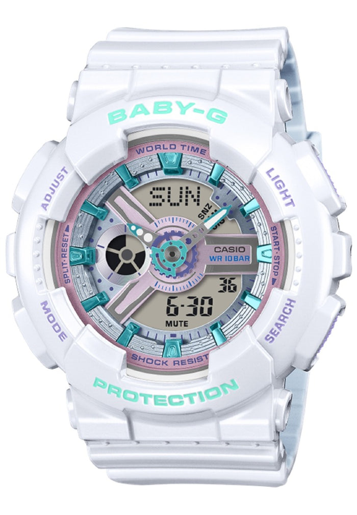 Casio Baby-g BA-110MC-7ADR Rubber Strap Digital Analog Watch for Women-Watch Portal Philippines