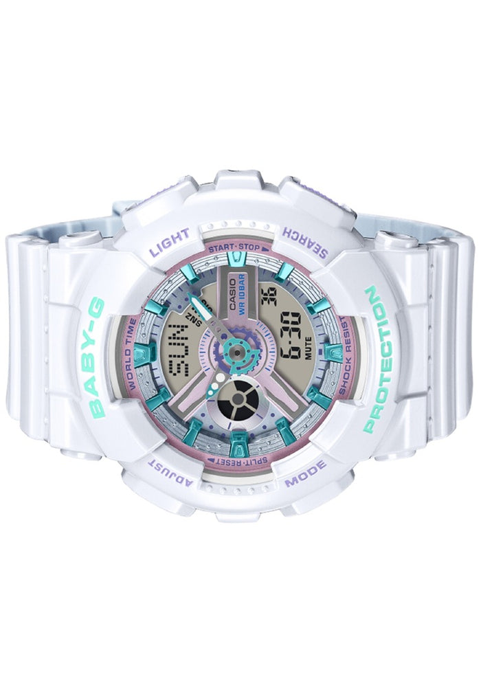Casio Baby-g BA-110MC-7ADR Rubber Strap Digital Analog Watch for Women-Watch Portal Philippines