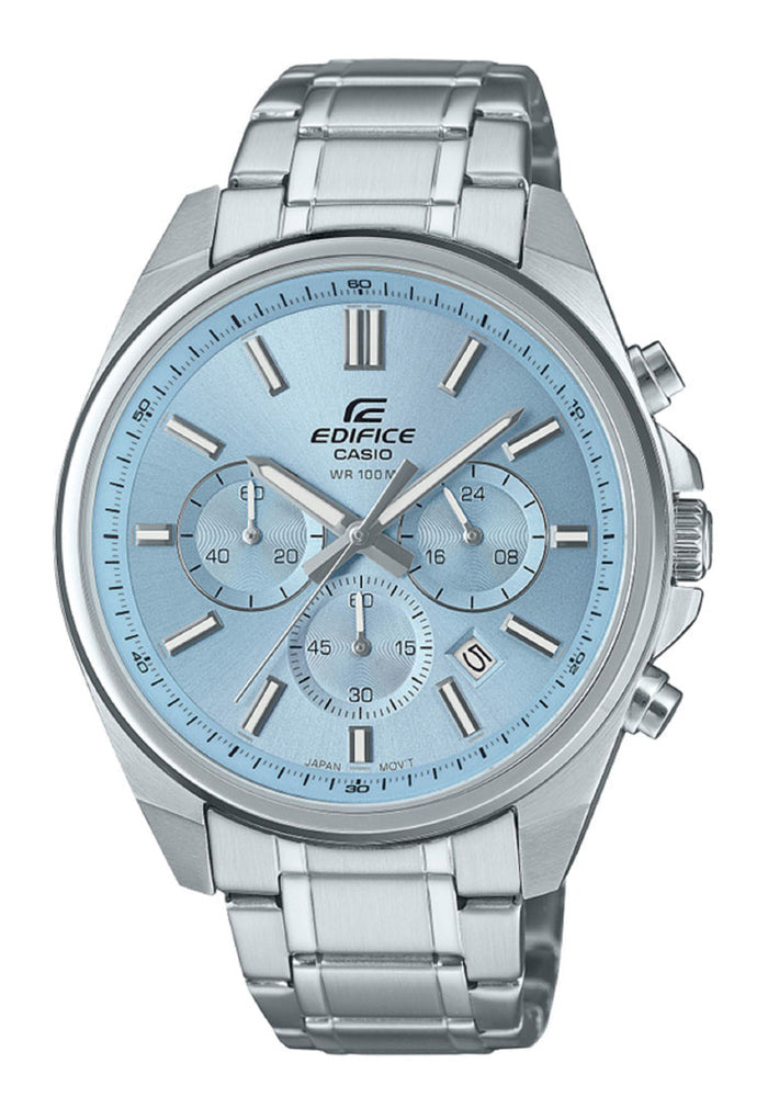 Casio Edifice EFV-650D-2B Chronograph Stainless Steel Strap Watch For Men-Watch Portal Philippines