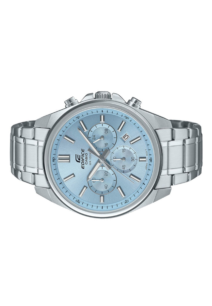 Casio Edifice EFV-650D-2B Chronograph Stainless Steel Strap Watch For Men-Watch Portal Philippines