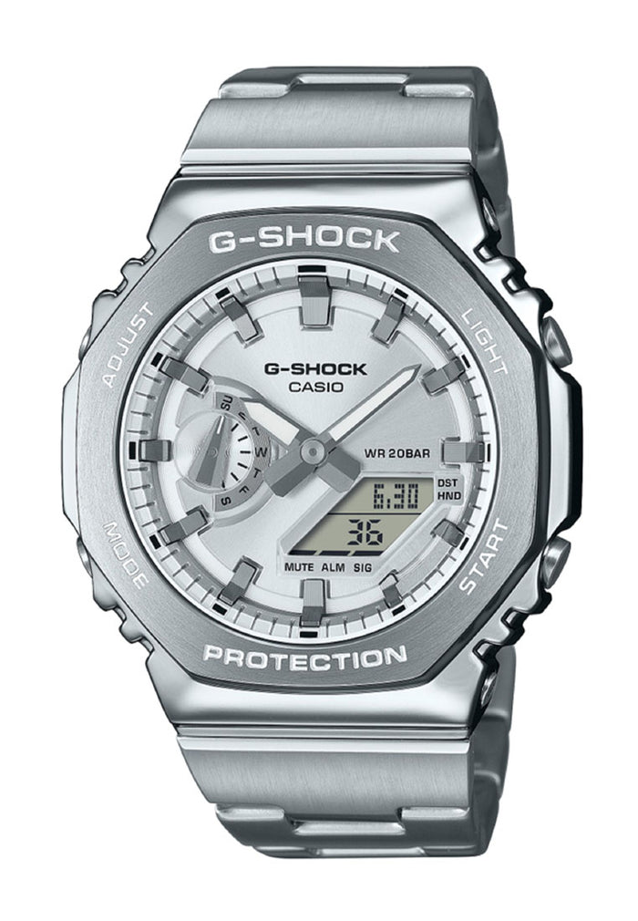 Casio G-shock G-steel GM-2110D-7A Digital Analog Stainless Steel Watch for Men-Watch Portal Philippines