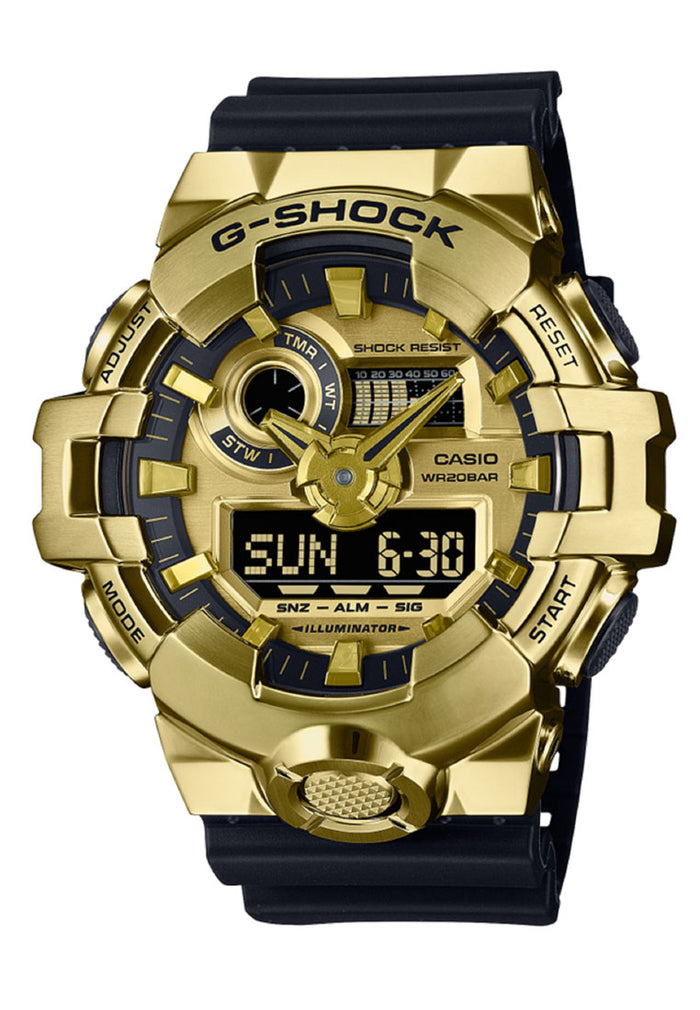 Casio G-shock G-Steel GM-700G-9A Digital Analog Rubber Strap Watch for Men-Watch Portal Philippines