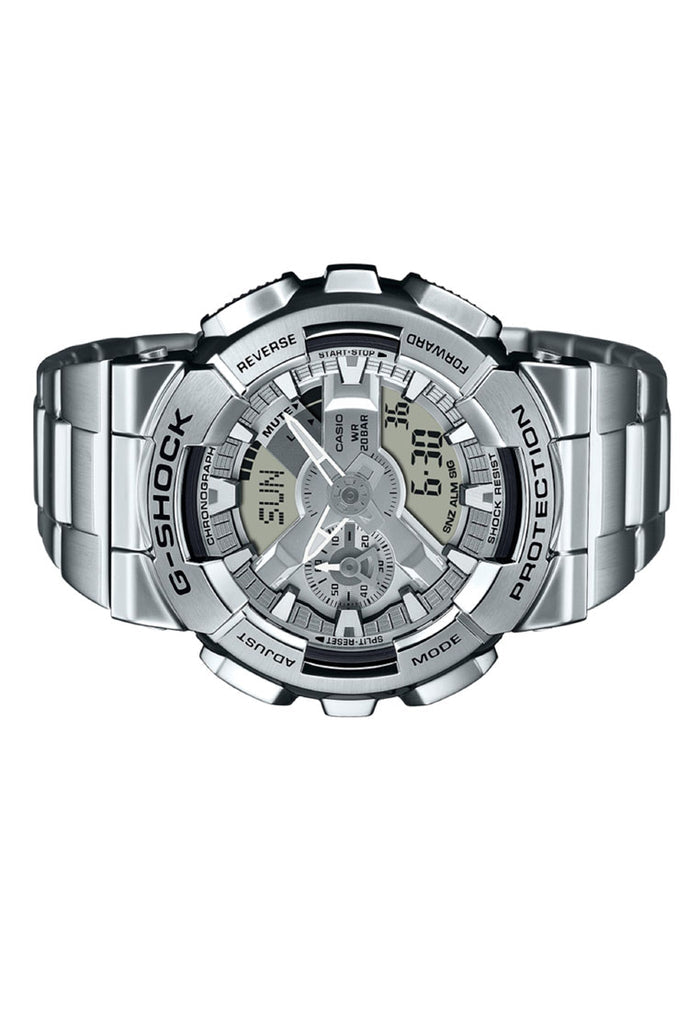Casio G-shock GM-110D-8A Digital Analog Stainless Steel Strap Watch For Men-Watch Portal Philippines