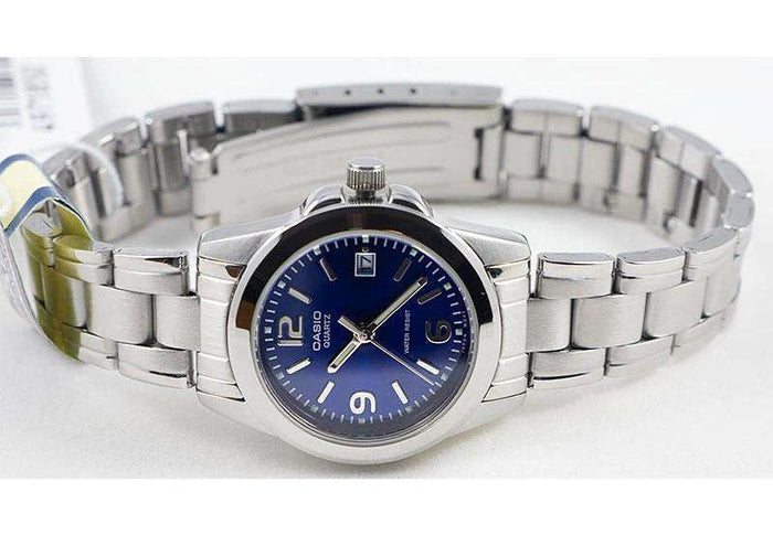 Casio LTP-1215A-2ADF Silver Stainless Steel Strap Watch for Women-Watch Portal Philippines