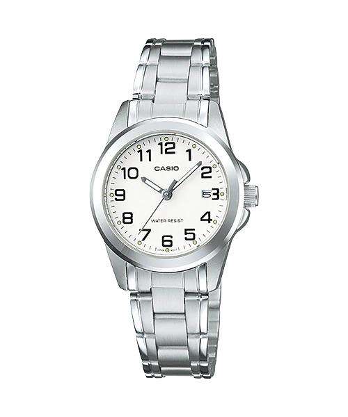 Casio LTP-1215A-7B2DF Silver Stainless Steel Strap Watch for Women-Watch Portal Philippines