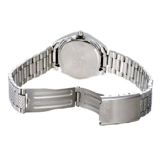 Casio LTP-1274D-1ADF Silver Stainless Steel Strap Watch for Women-Watch Portal Philippines