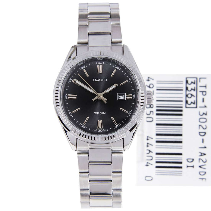 Casio LTP-1302D-1A2VDF Silver Stainless Steel Strap Watch for Women-Watch Portal Philippines