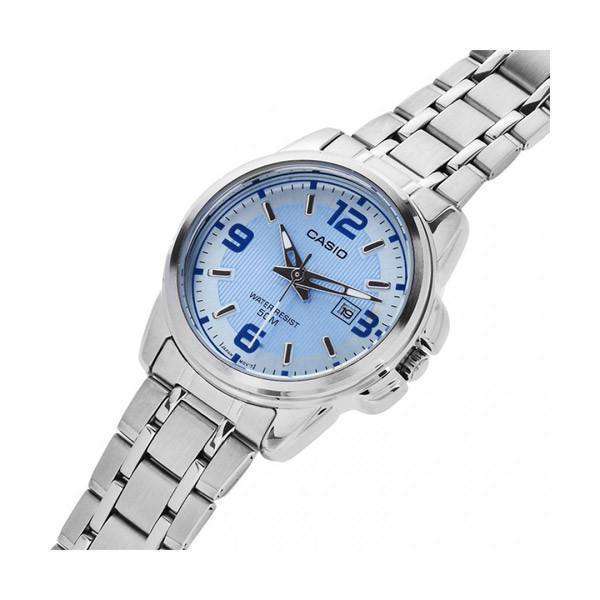 Casio LTP-1314D-2AVDF Silver Stainless Steel Strap Watch for Women-Watch Portal Philippines