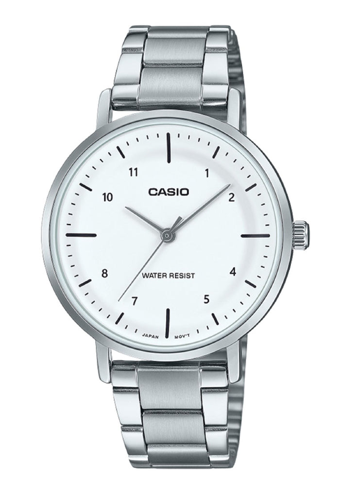 Casio LTP-VT03D-7B Analog Stainless Steel Band Watch For Women-Watch Portal Philippines