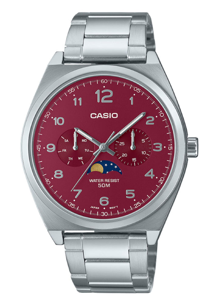 Casio MTP-M300d-4a Analog Stainless Steel Strap Watch For Men-Watch Portal Philippines