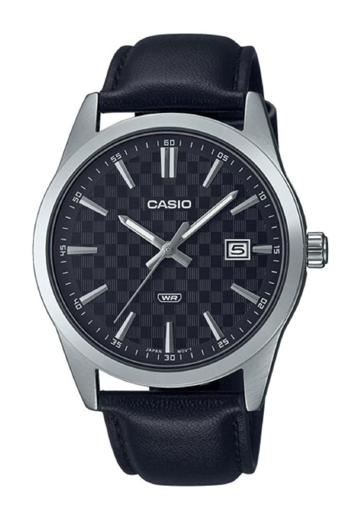 Casio MTP-VD03L-1A Analog Leather Strap Watch For Men-Watch Portal Philippines