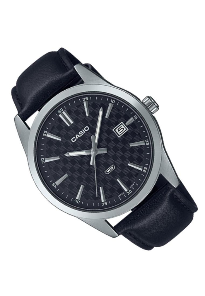 Casio MTP-VD03L-1A Analog Leather Strap Watch For Men-Watch Portal Philippines