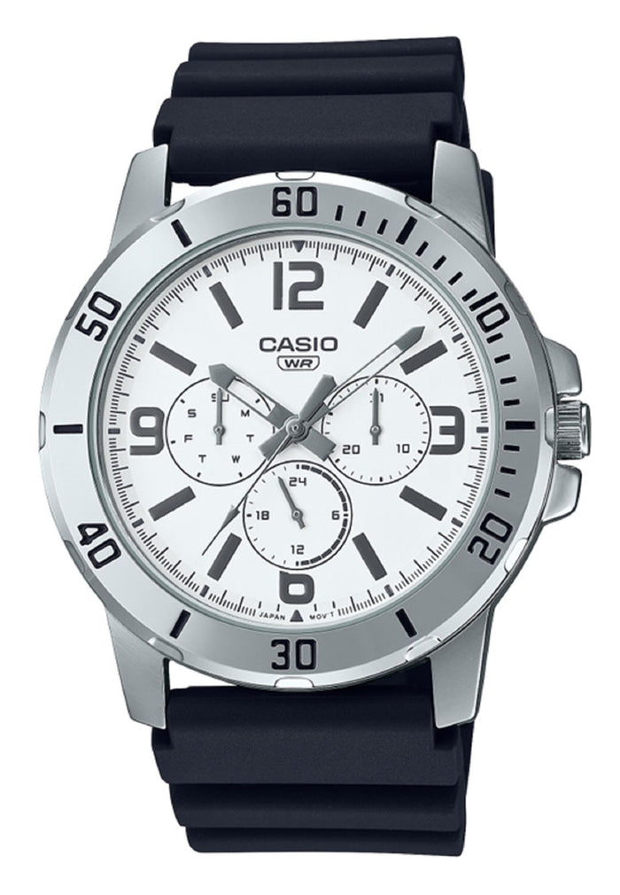 Casio MTP-VD300-7B Analog Rubber Strap Watch For Men-Watch Portal Philippines