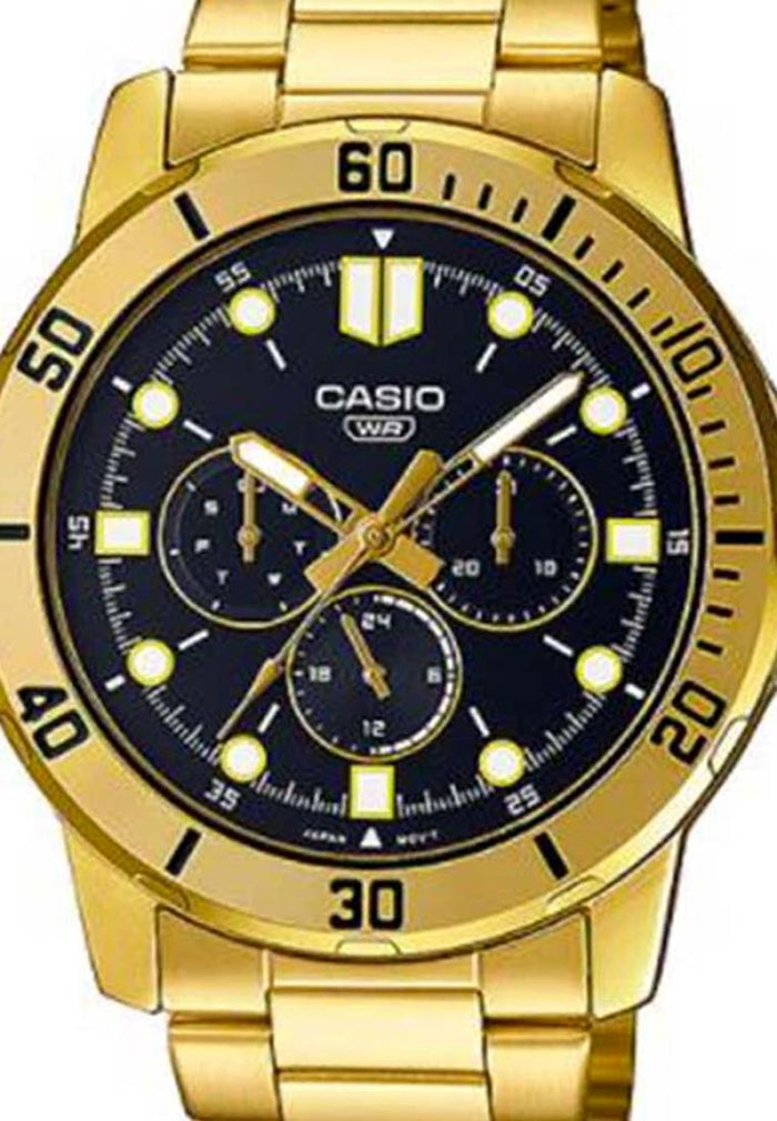 Casio MTP-VD300G-1E Analog Stainless Steel Strap Watch For Men-Watch Portal Philippines