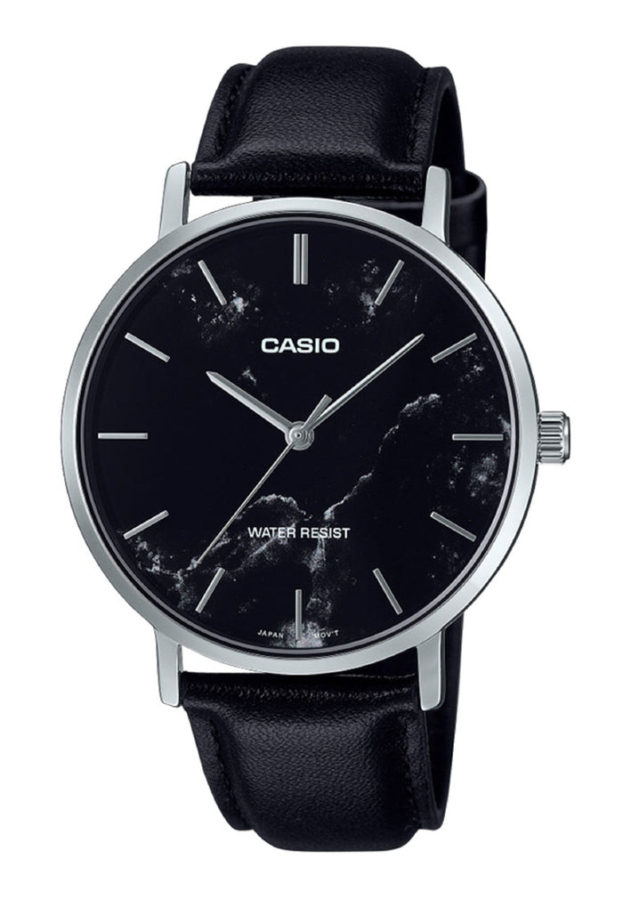 Casio MTP-VT01LM-1A Analog Leather Watch for Men-Watch Portal Philippines