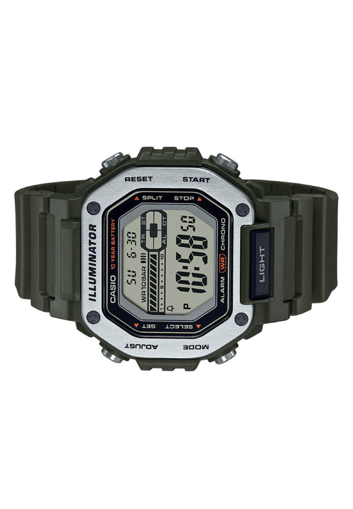 Casio MWD-110H-3A Analog Rubber Strap Watch For Men-Watch Portal Philippines