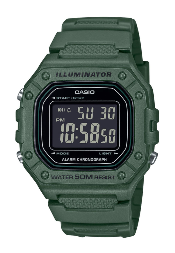 Casio W-218H-3B Digital Rubber Strap Watch For Men-Watch Portal Philippines