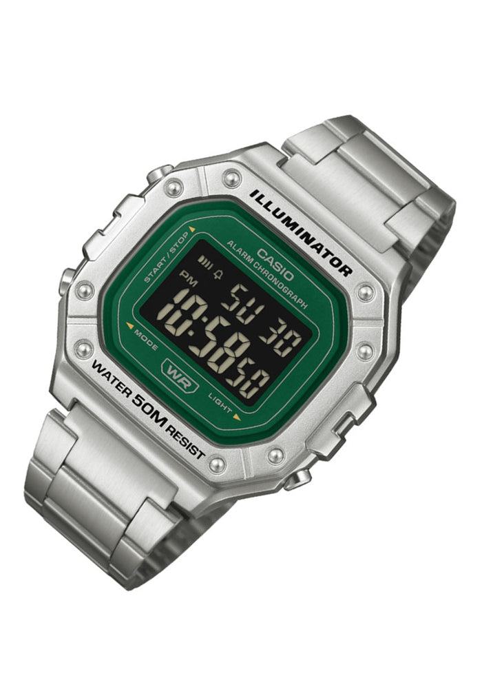 Casio W-218HD-3AVDF Stainless Steel Strap Digital Watch for Men-Watch Portal Philippines