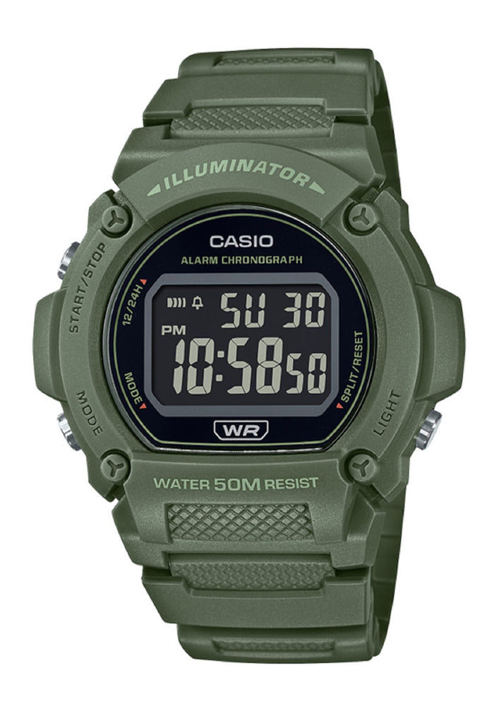 Casio W-219HC-3B Digital Rubber Strap Watch-Watch Portal Philippines