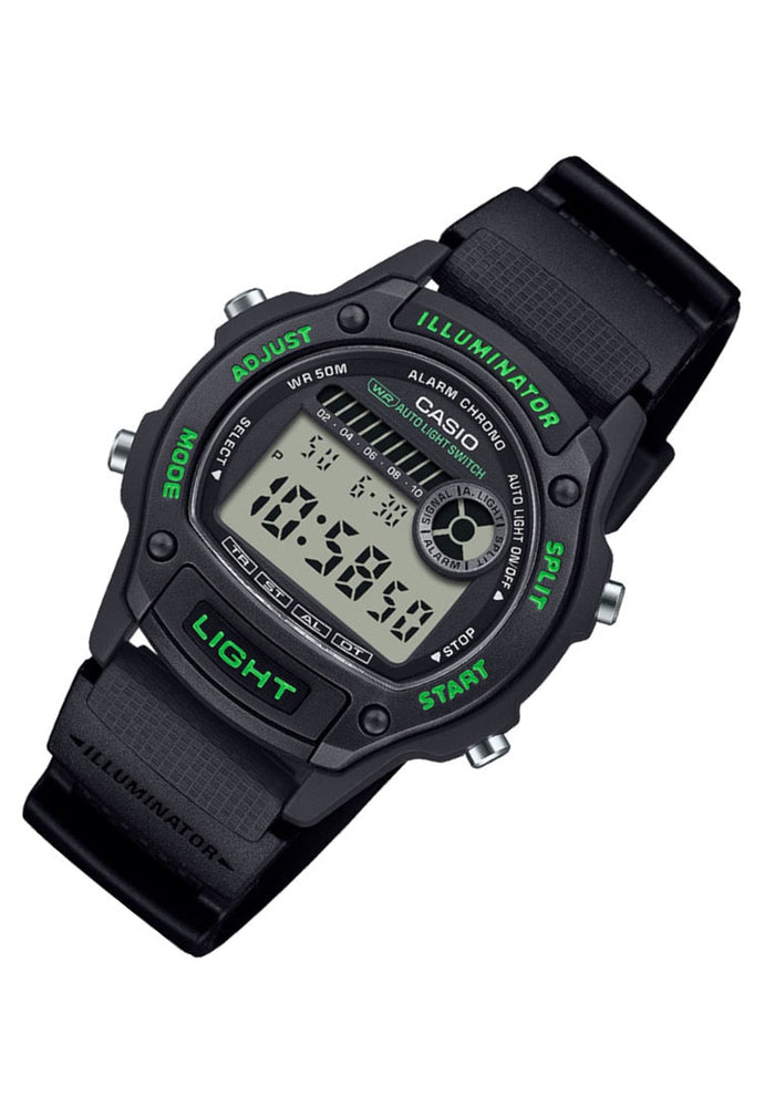 Casio W-220H-1A3 Digital Rubber Strap Watch for Men-Watch Portal Philippines