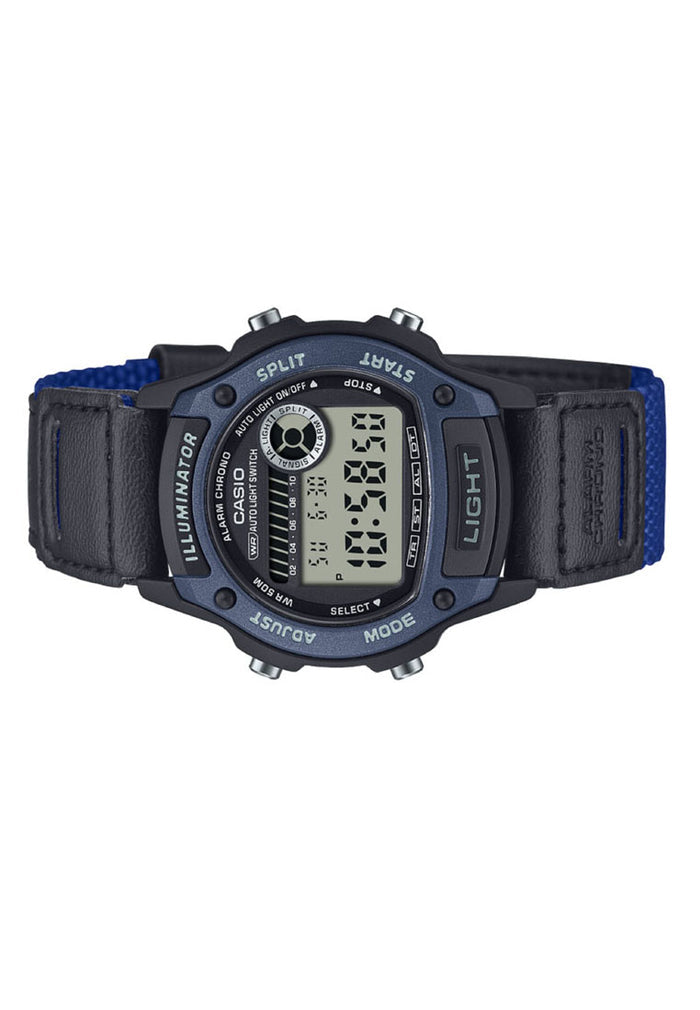 Casio W-220HF-2A Digital Leather Strap Watch for Men-Watch Portal Philippines