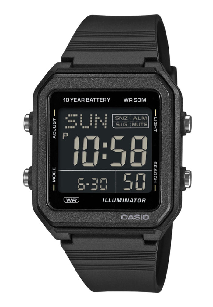 Casio W-221H-1BVDF Rubber Strap Digital Watch for Men-Watch Portal Philippines