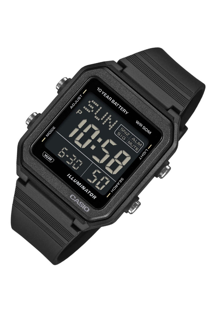 Casio W-221H-1BVDF Rubber Strap Digital Watch for Men-Watch Portal Philippines