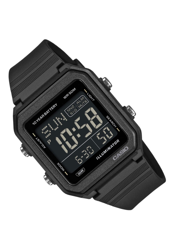 Casio W-221H-1BVDF Rubber Strap Digital Watch for Men-Watch Portal Philippines