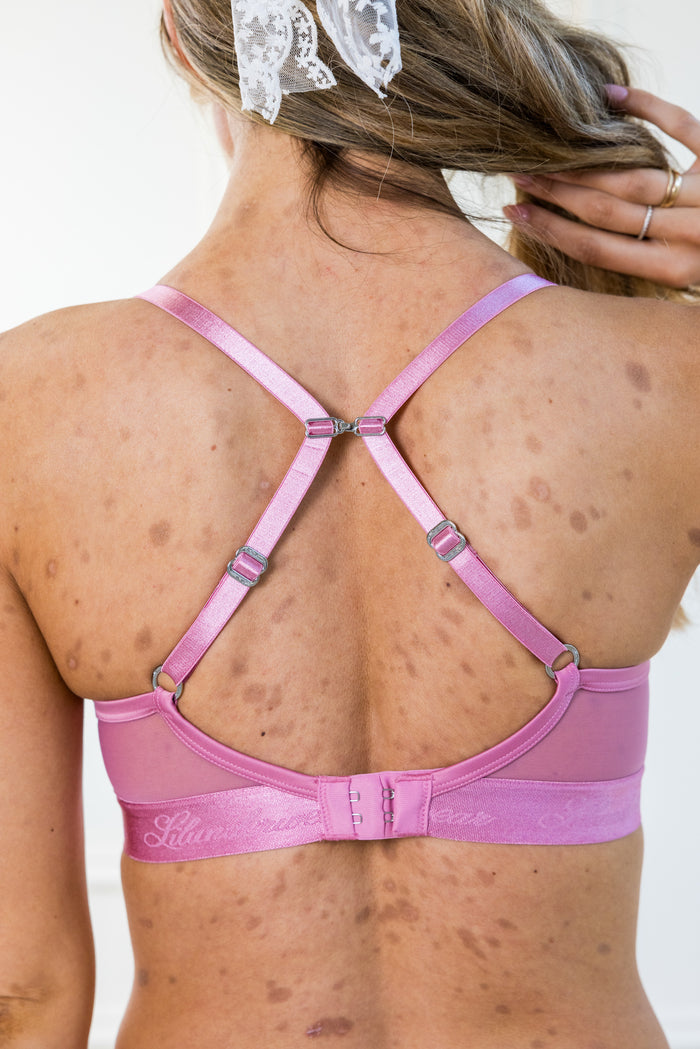 LILUNDERWEAR Casual balconnet Vieux-rose 2.0 - balconnet détail