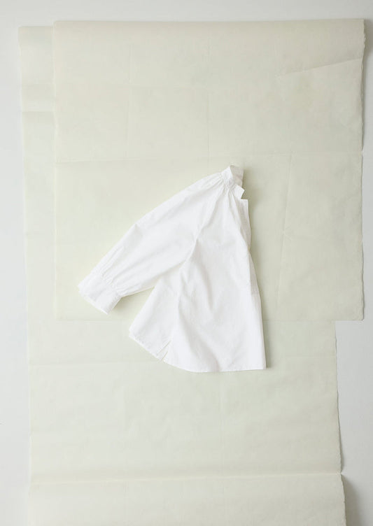 Catrin Cotton Oxford Easy Shirt | White