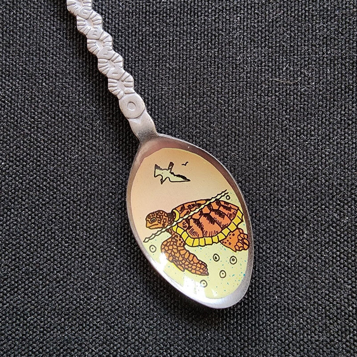 Cayman Islands with Sea Turtle Collectible Souvenir Spoon 4 1/2" (11cm)