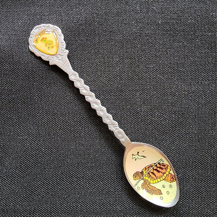 Cayman Islands with Sea Turtle Collectible Souvenir Spoon 4 1/2" (11cm)